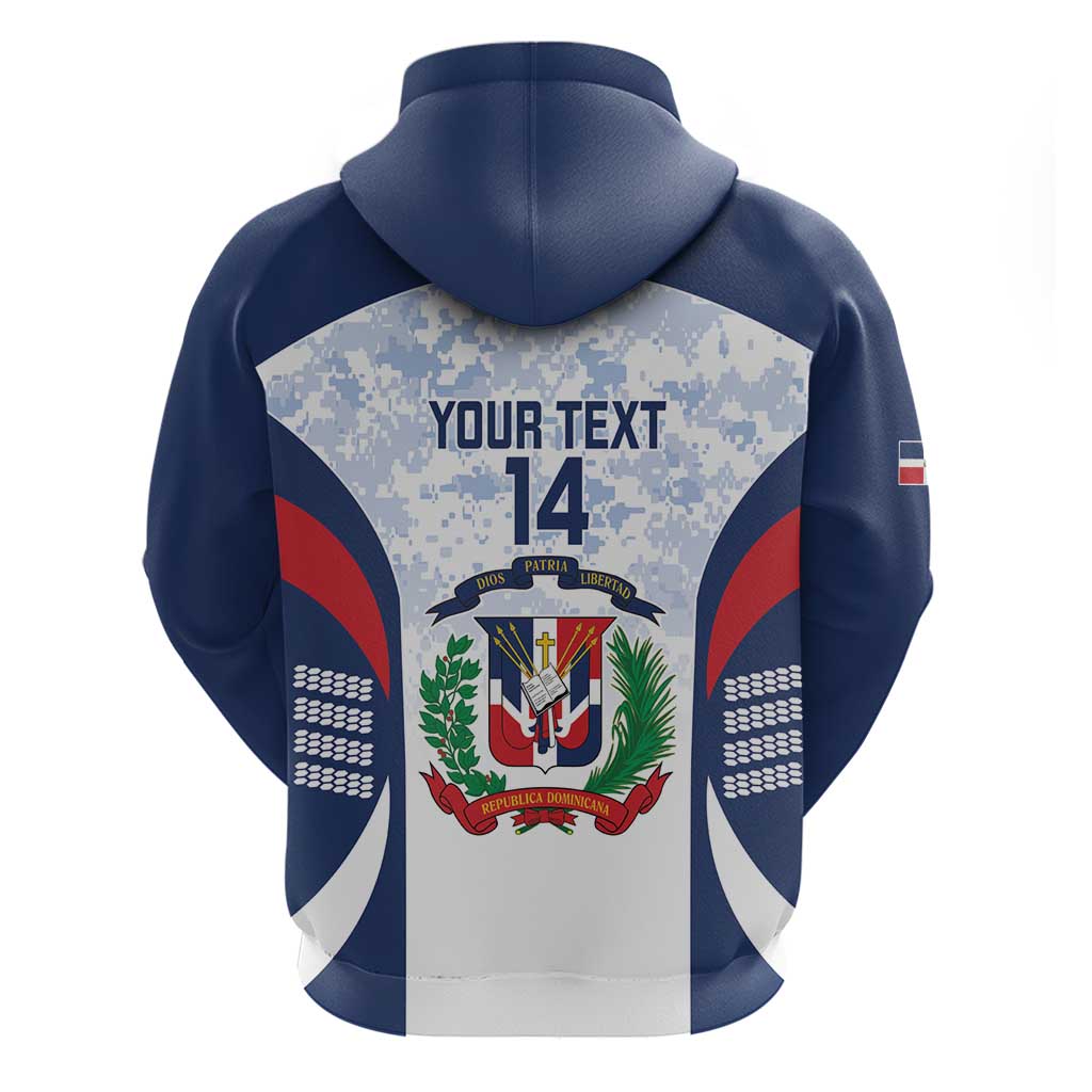 Custom Dominican Republic Football Hoodie Vamos Los Quisqueyanos LT14