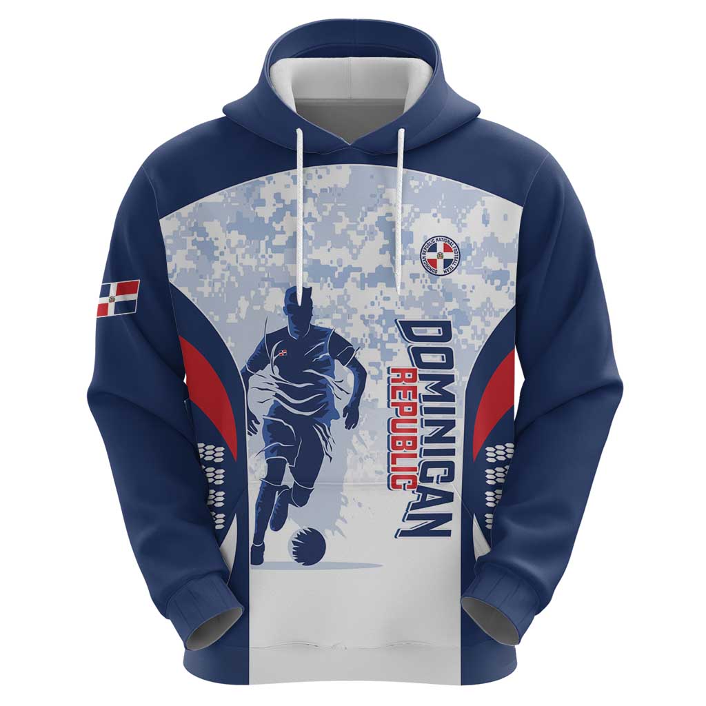 Custom Dominican Republic Football Hoodie Vamos Los Quisqueyanos LT14