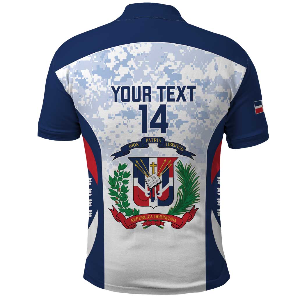 Custom Dominican Republic Football Polo Shirt Vamos Los Quisqueyanos LT14