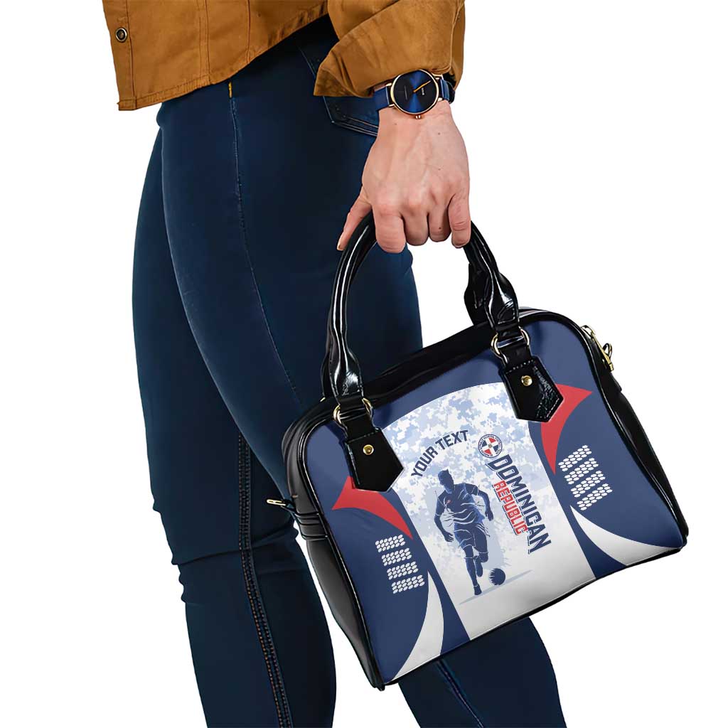 Custom Dominican Republic Football Shoulder Handbag Vamos Los Quisqueyanos LT14