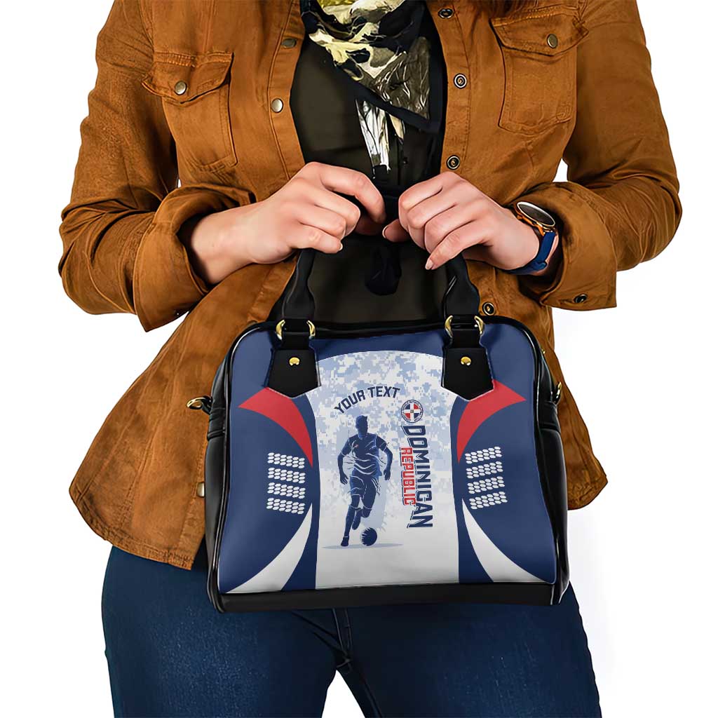 Custom Dominican Republic Football Shoulder Handbag Vamos Los Quisqueyanos LT14