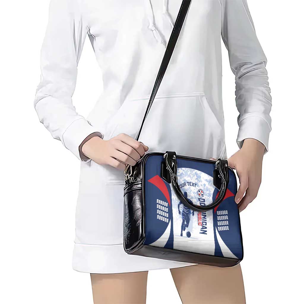 Custom Dominican Republic Football Shoulder Handbag Vamos Los Quisqueyanos LT14
