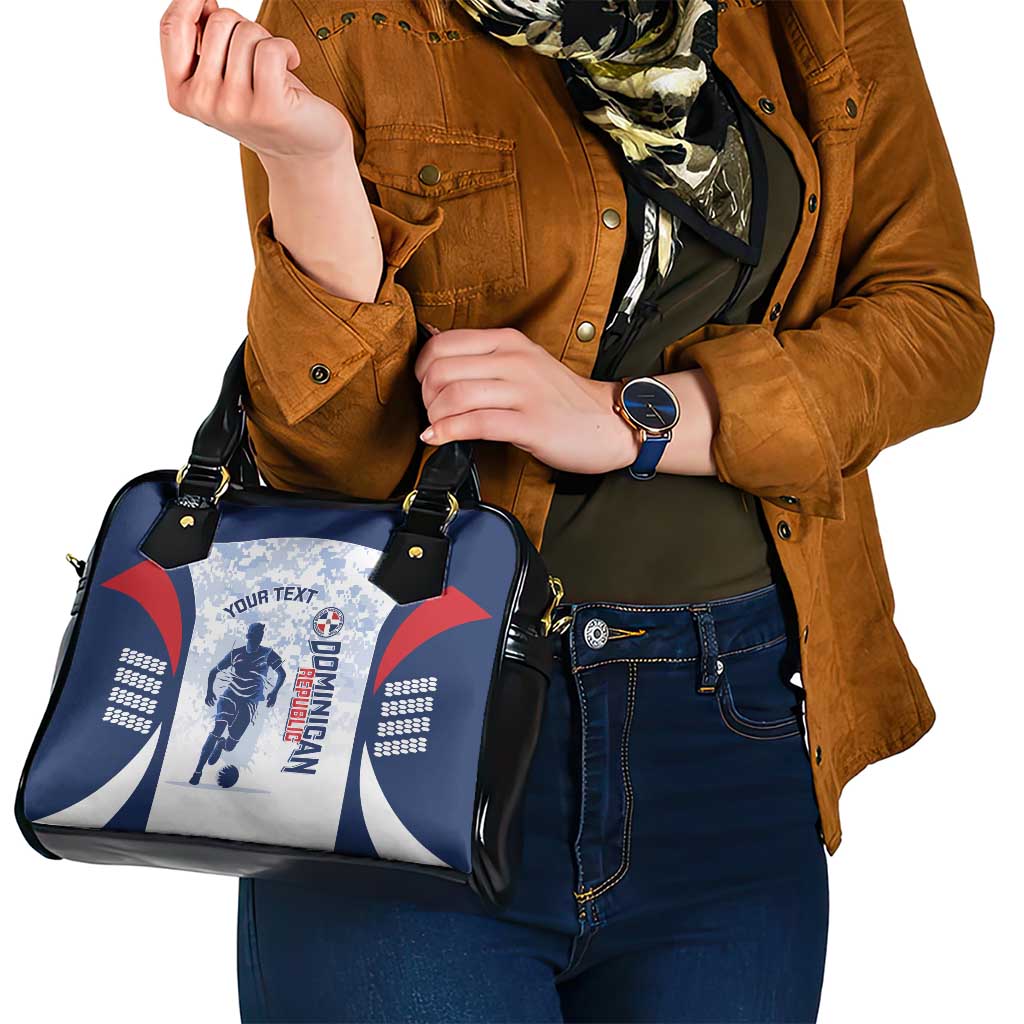 Custom Dominican Republic Football Shoulder Handbag Vamos Los Quisqueyanos LT14