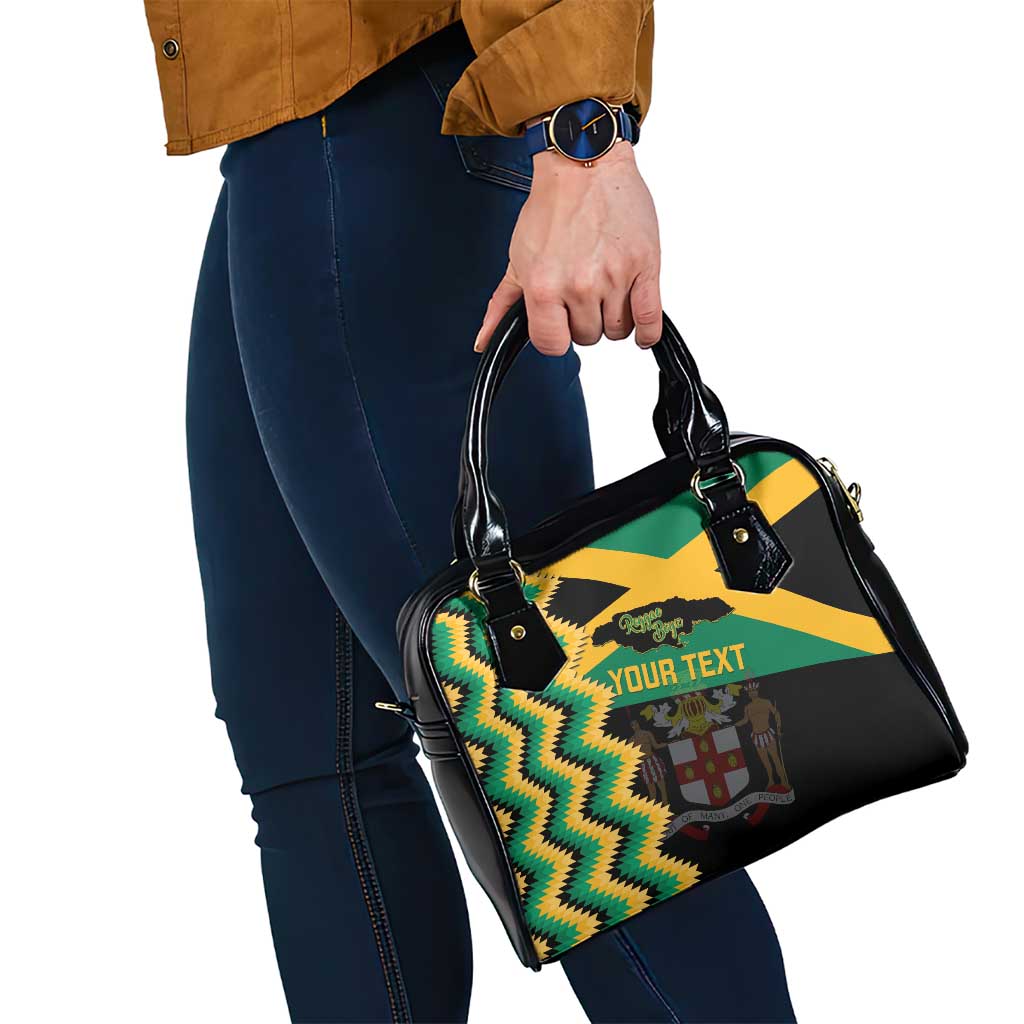 Custom Jamaica Football Shoulder Handbag Go Reggae Boyz LT14