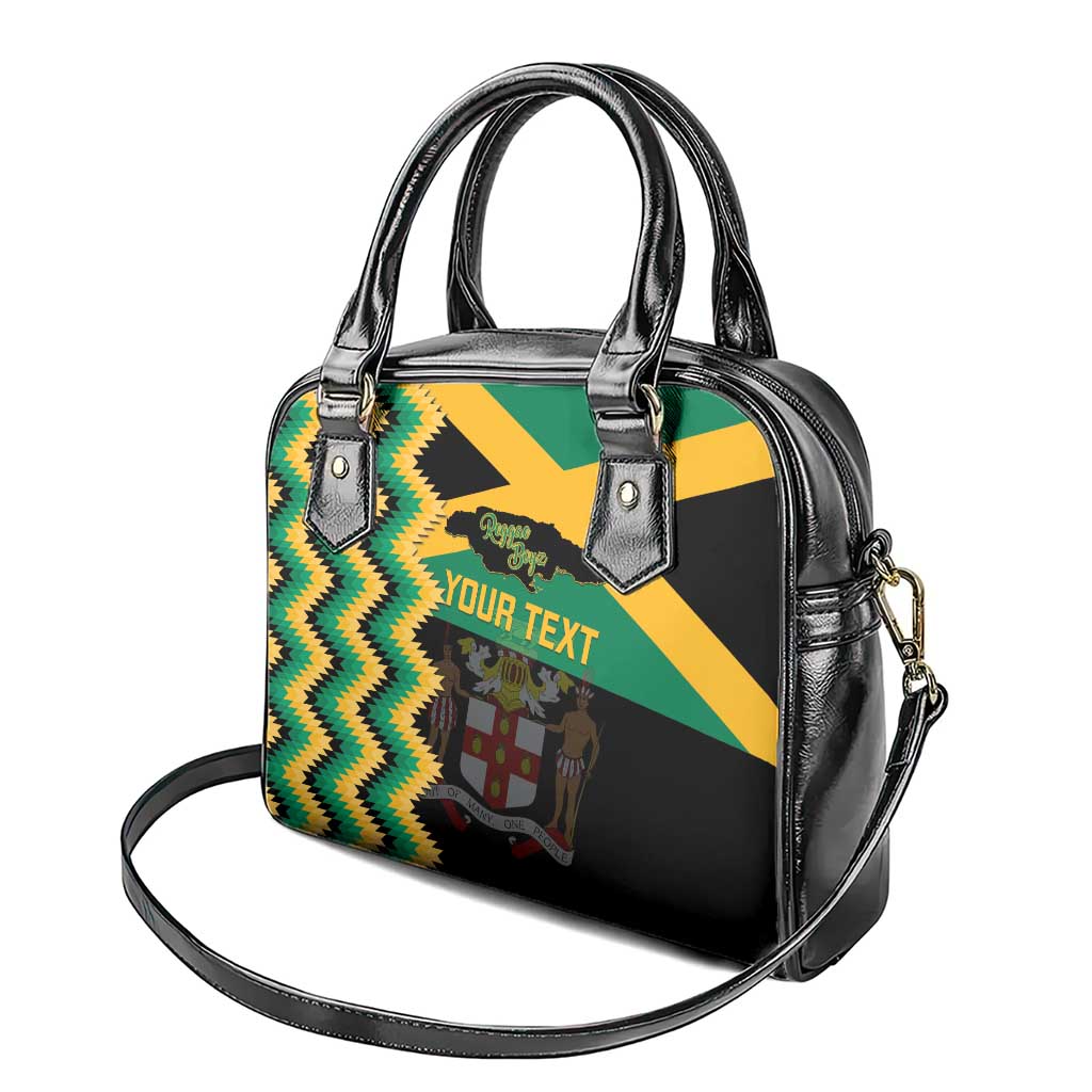 Custom Jamaica Football Shoulder Handbag Go Reggae Boyz LT14