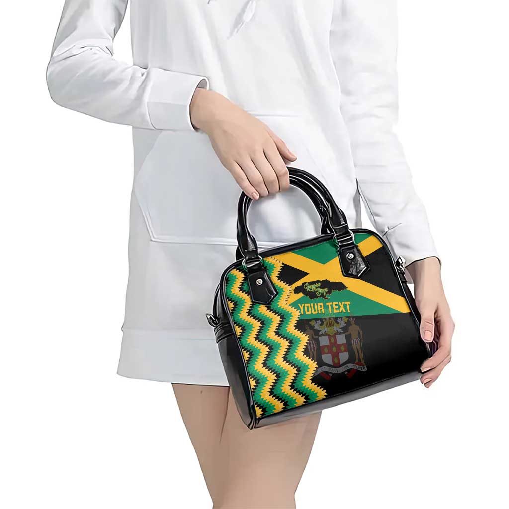 Custom Jamaica Football Shoulder Handbag Go Reggae Boyz LT14
