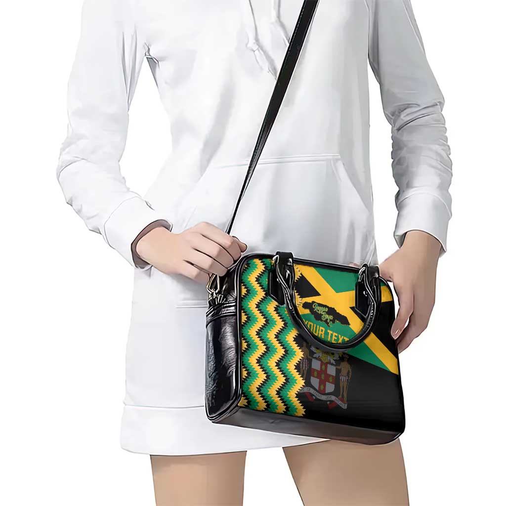 Custom Jamaica Football Shoulder Handbag Go Reggae Boyz LT14