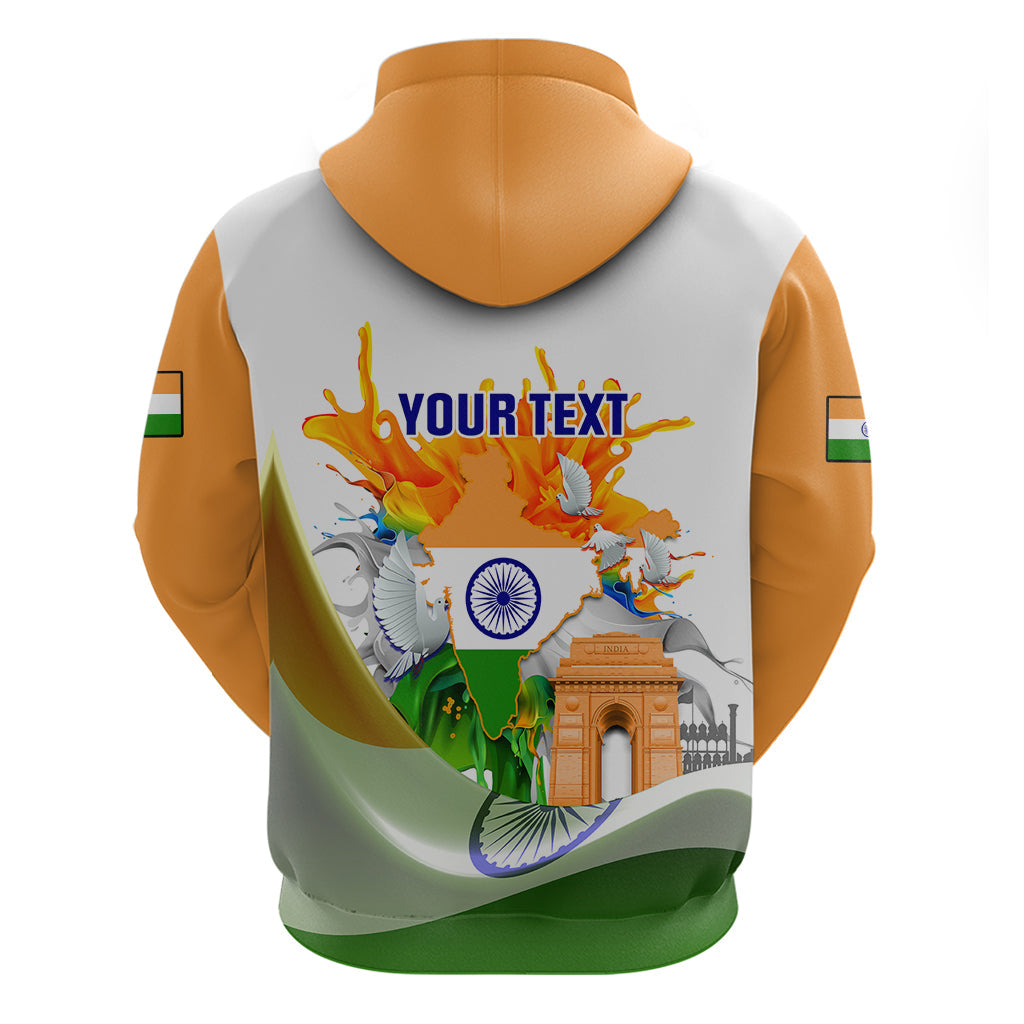 Custom India Hoodie Swatantra Diwas Happy Indian Independence Day LT14