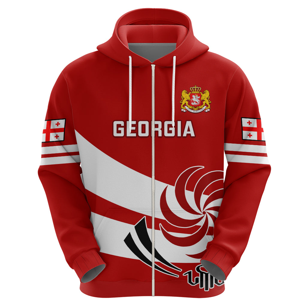Custom Georgia Rugby Hoodie 2023 Go Lelos Curves Style LT14