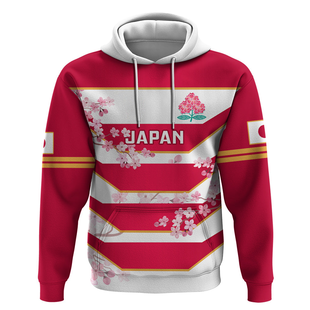 Custom Japan Rugby Hoodie 2023 Go Cherry Blossoms World Cup LT14