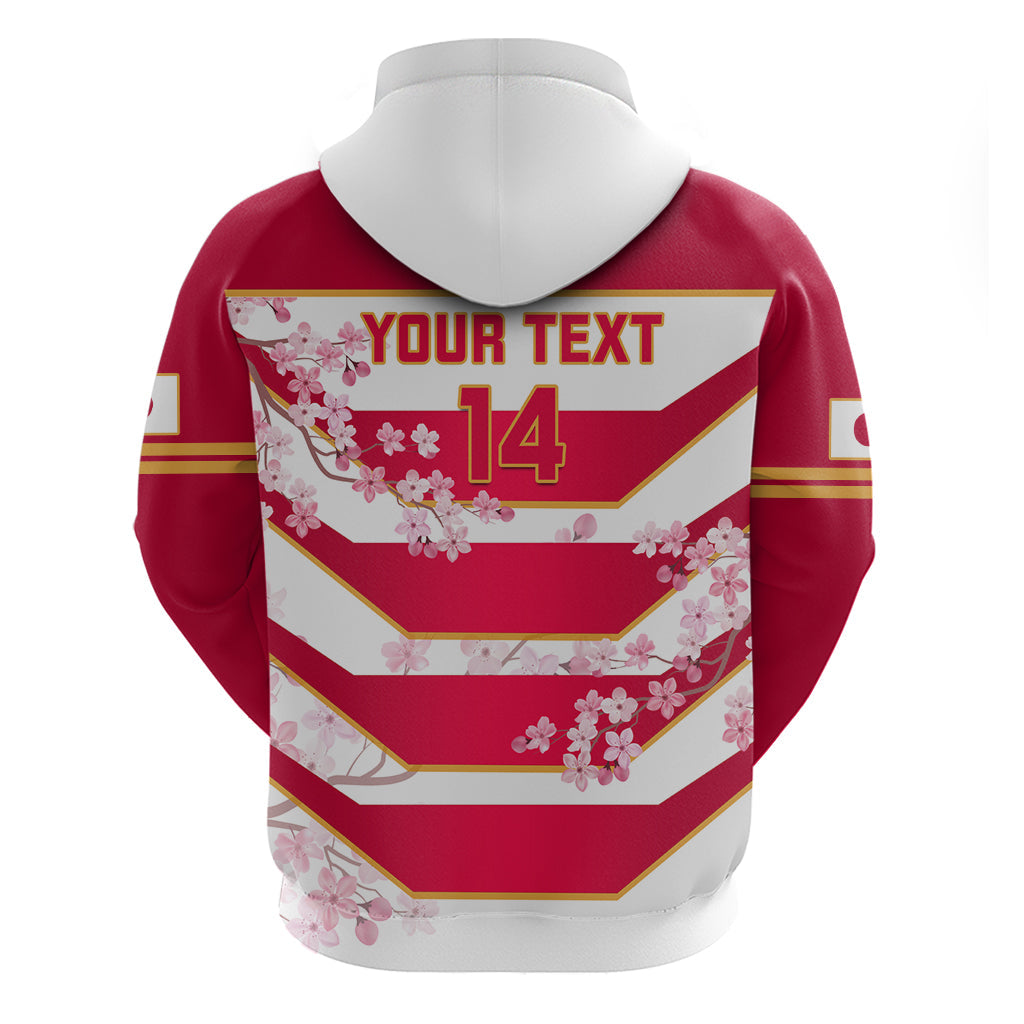 Custom Japan Rugby Hoodie 2023 Go Cherry Blossoms World Cup LT14