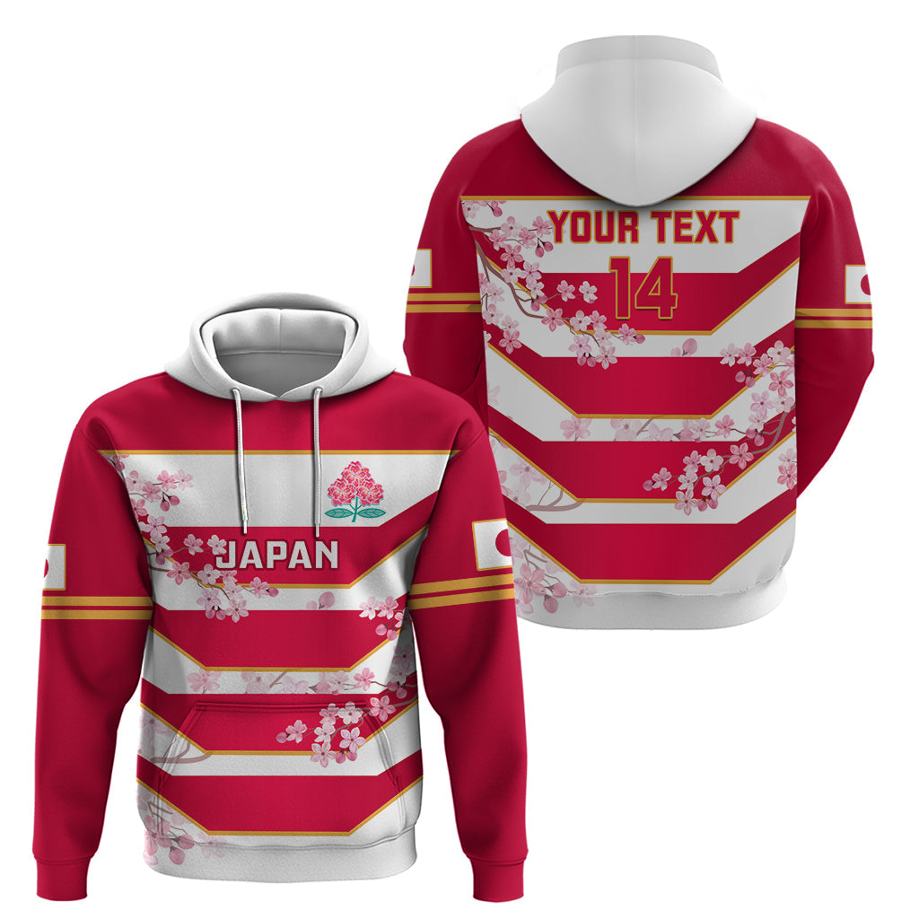 Custom Japan Rugby Hoodie 2023 Go Cherry Blossoms World Cup LT14