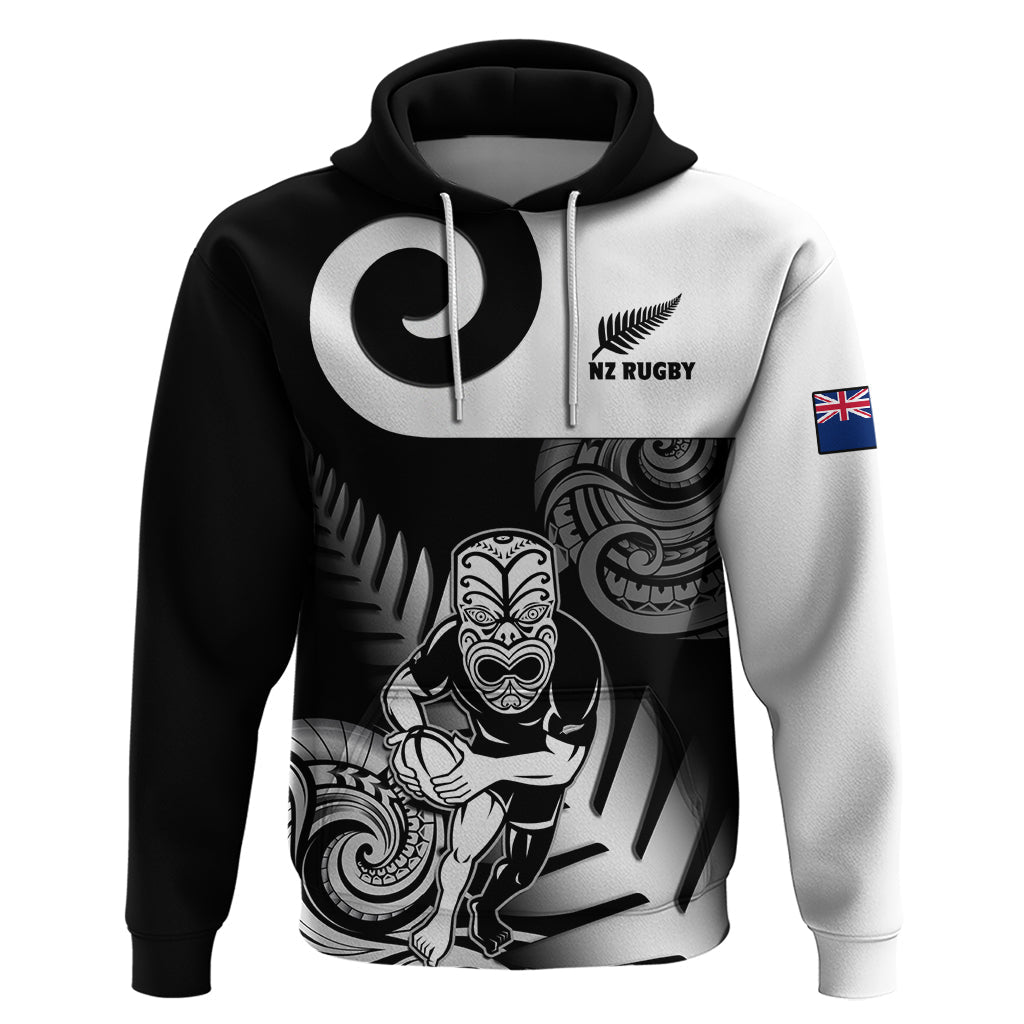 Custom New Zealand Silver Fern Rugby Hoodie Go Champions NZ All Black Maori Koru LT14