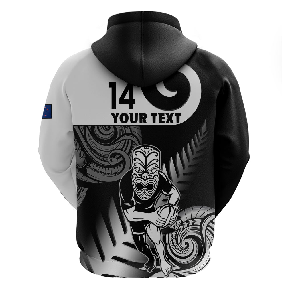 Custom New Zealand Silver Fern Rugby Hoodie Go Champions NZ All Black Maori Koru LT14