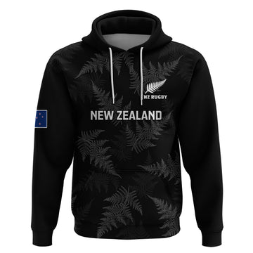 Custom New Zealand Silver Fern Rugby Hoodie 2023 Go Aotearoa Champions World Cup LT14