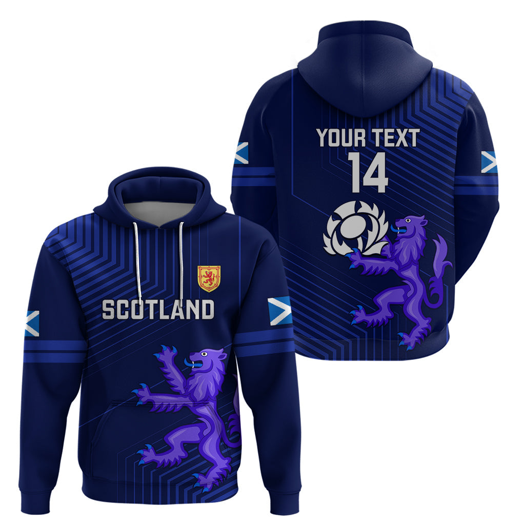 Custom Scotland Rugby Hoodie 2023 Go Scottish LT14