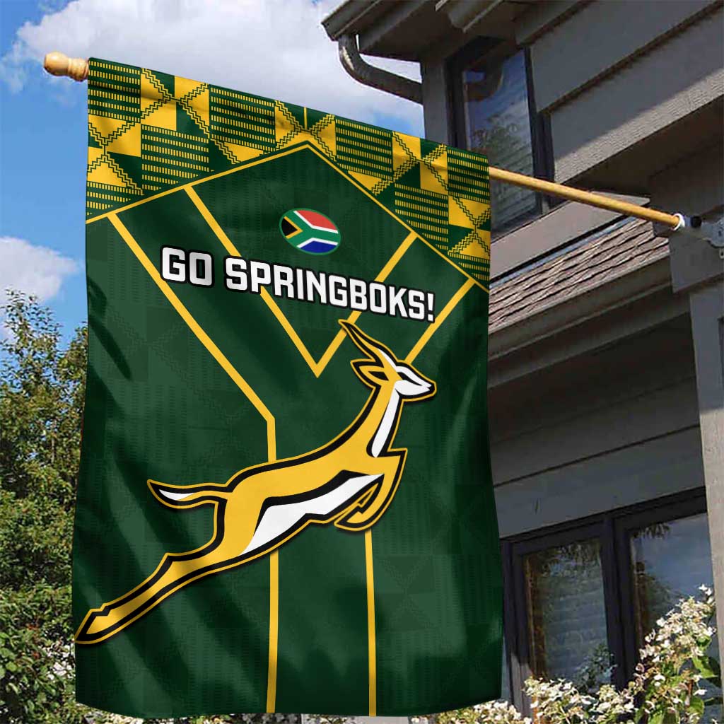 South Africa Rugby Garden Flag Go Champions Springboks LT14