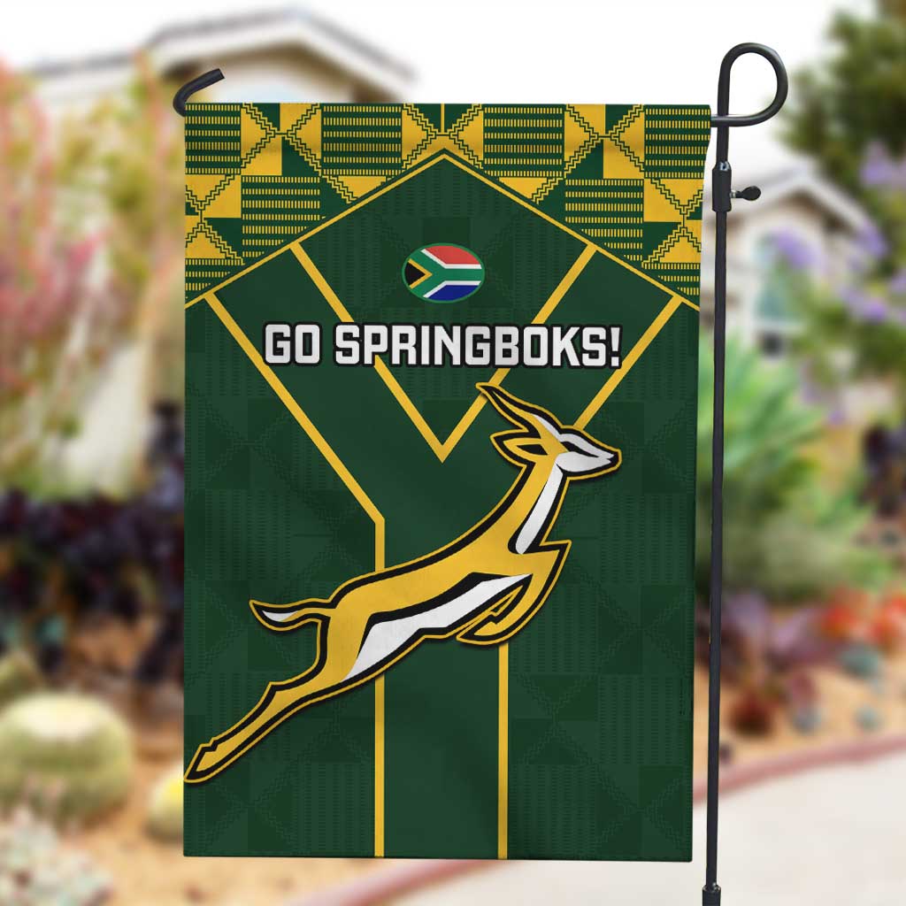South Africa Rugby Garden Flag Go Champions Springboks LT14