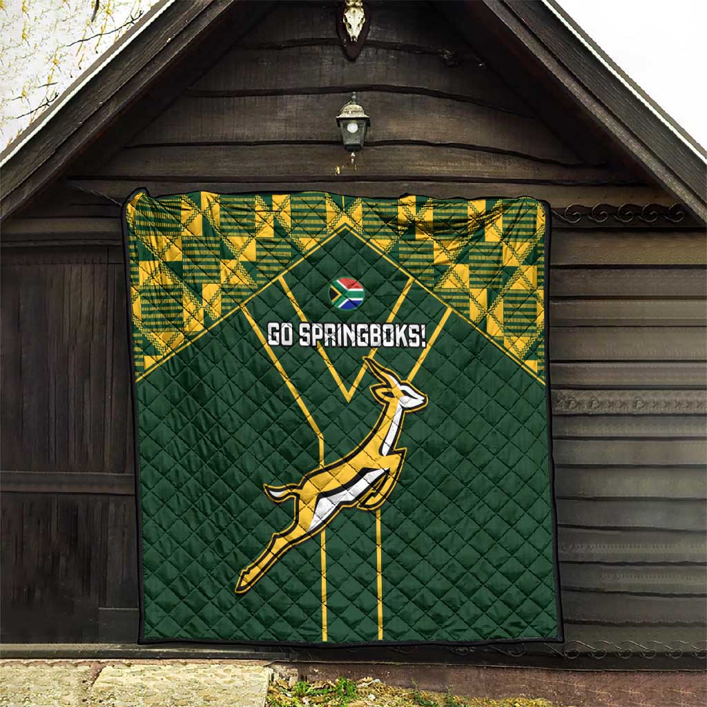 South Africa Rugby Quilt Go Champions Springboks LT14