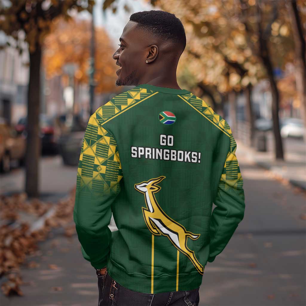 South Africa Rugby Sweatshirt Go Champions Springboks LT14
