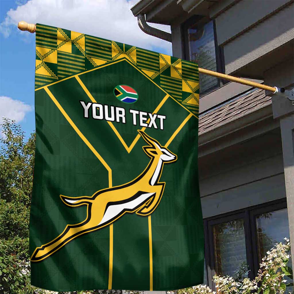 Custom South Africa Rugby Garden Flag Go Champions Springboks LT14