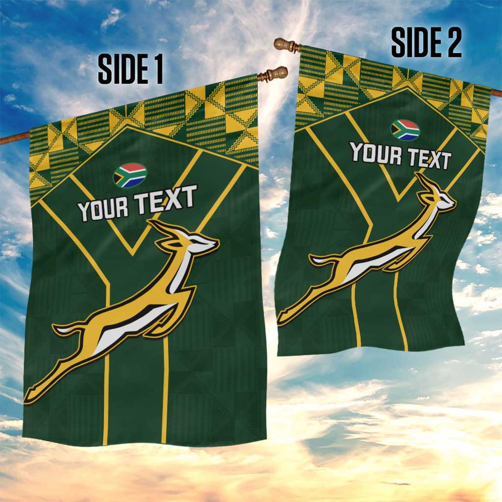 Custom South Africa Rugby Garden Flag Go Champions Springboks LT14