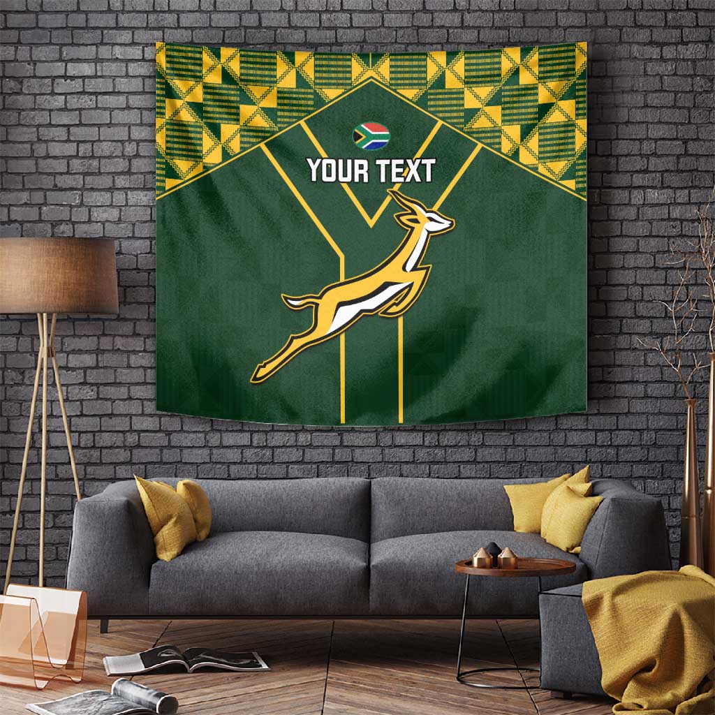 Custom South Africa Rugby Tapestry Go Champions Springboks LT14