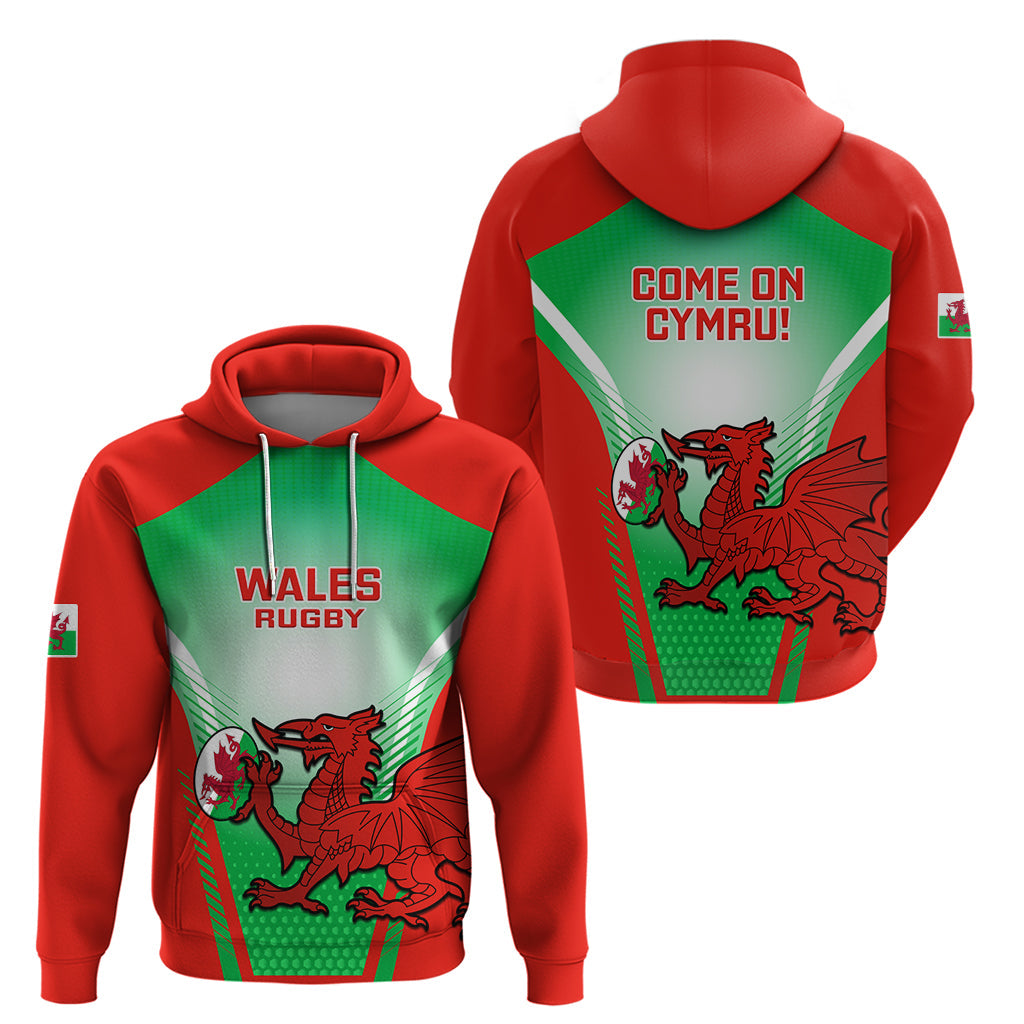 Wales Rugby Hoodie 2023 Come On Cymru Champions World Cup LT14