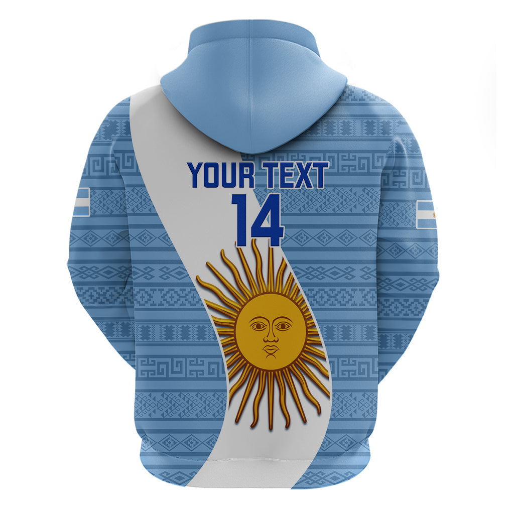 Custom Argentina Rugby Hoodie 2023 Go Champions Los Pumas World Cup LT14