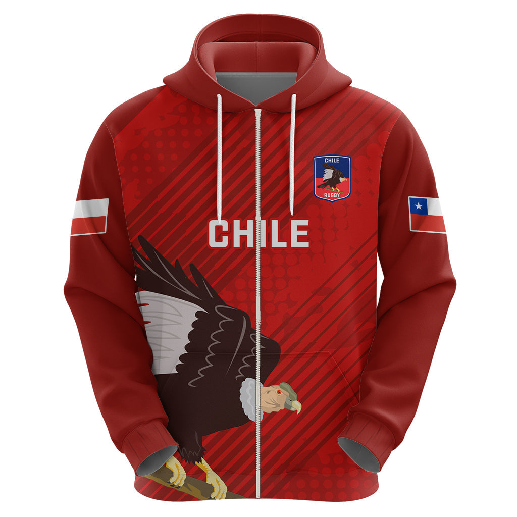 Chile Rugby Hoodie 2023 Los Condores Grunge Style LT14