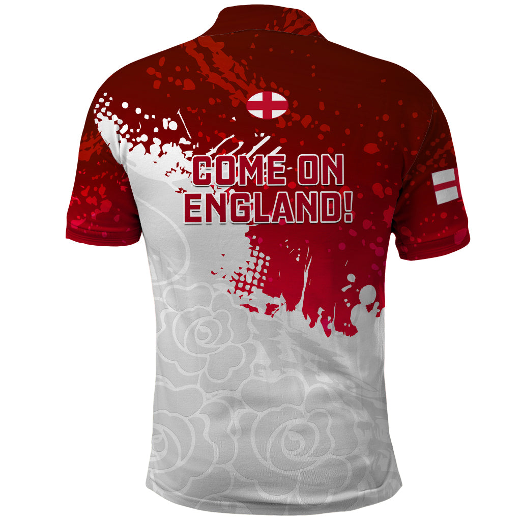 England Rugby Polo Shirt 2023 Go Champions World Cup LT14