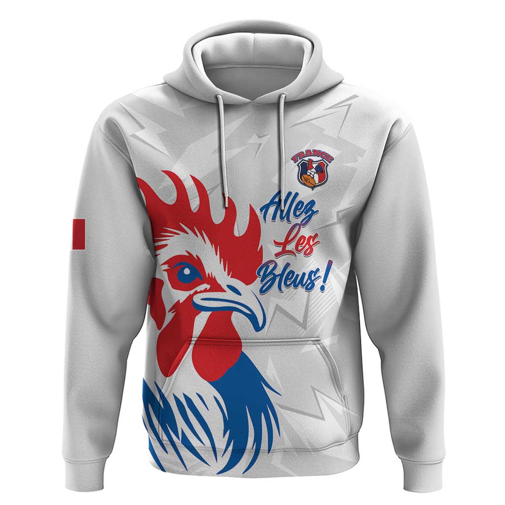 Custom France Rugby 2025 Hoodie Allez Les Bleus! LT14