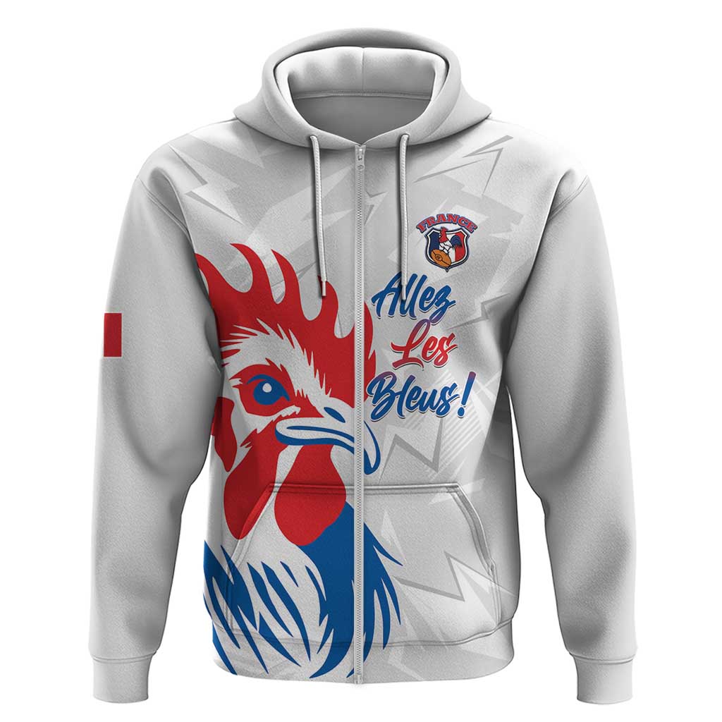 Custom France Rugby 2025 Hoodie Allez Les Bleus! LT14