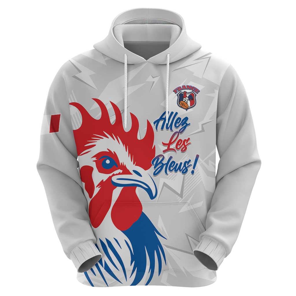 Custom France Rugby 2025 Hoodie Allez Les Bleus! LT14