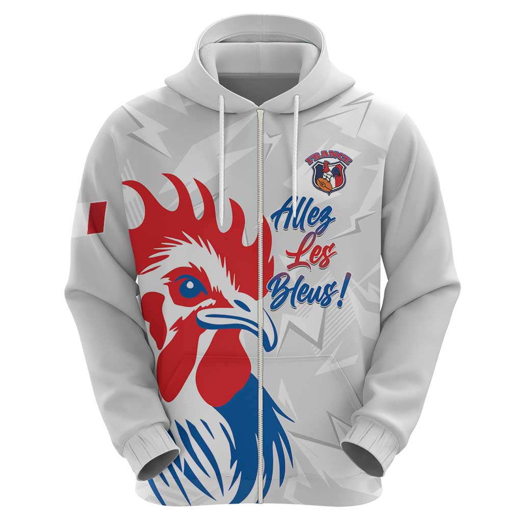 Custom France Rugby 2025 Hoodie Allez Les Bleus! LT14