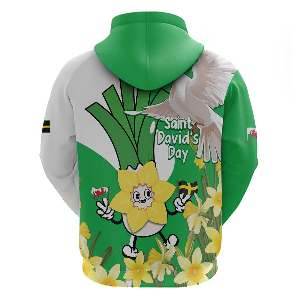 Wales Saint David's Day Hoodie Welsh Funny Leek Daffodil LT14