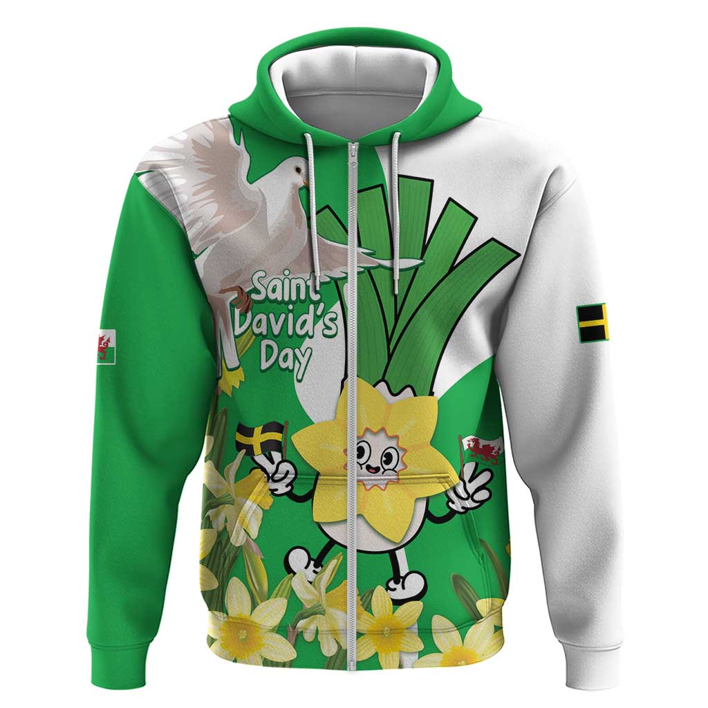 Wales Saint David's Day Hoodie Welsh Funny Leek Daffodil LT14