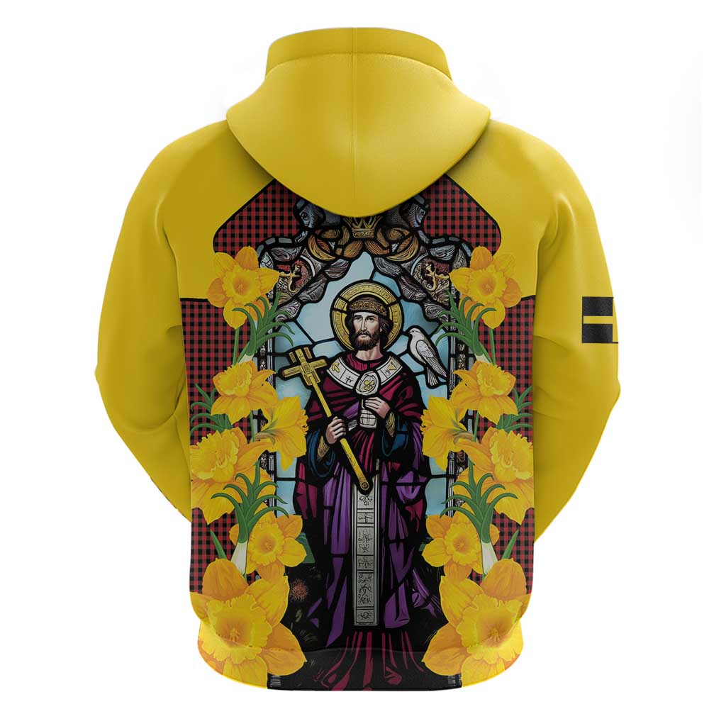 Welsh Dewi Sant Hoodie Saint David With Daffodil LT14