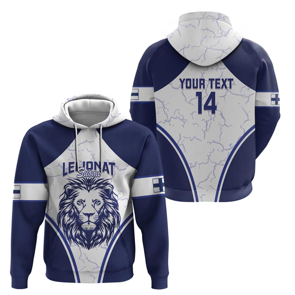 Custom Finland Ice Hockey Hoodie 2025 Go Champions Suomi Leijonat LT14