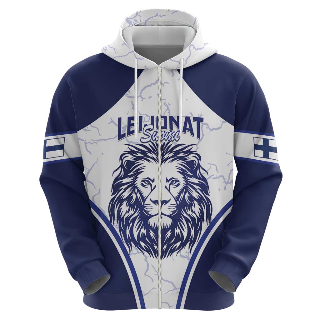 Custom Finland Ice Hockey Hoodie 2025 Go Champions Suomi Leijonat LT14