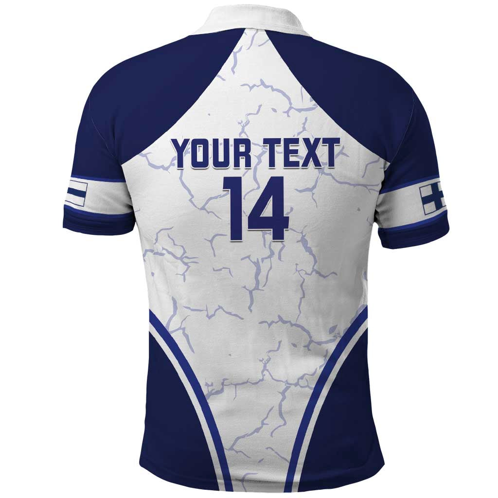 Custom Finland Ice Hockey Polo Shirt 2025 Go Champions Suomi Leijonat LT14