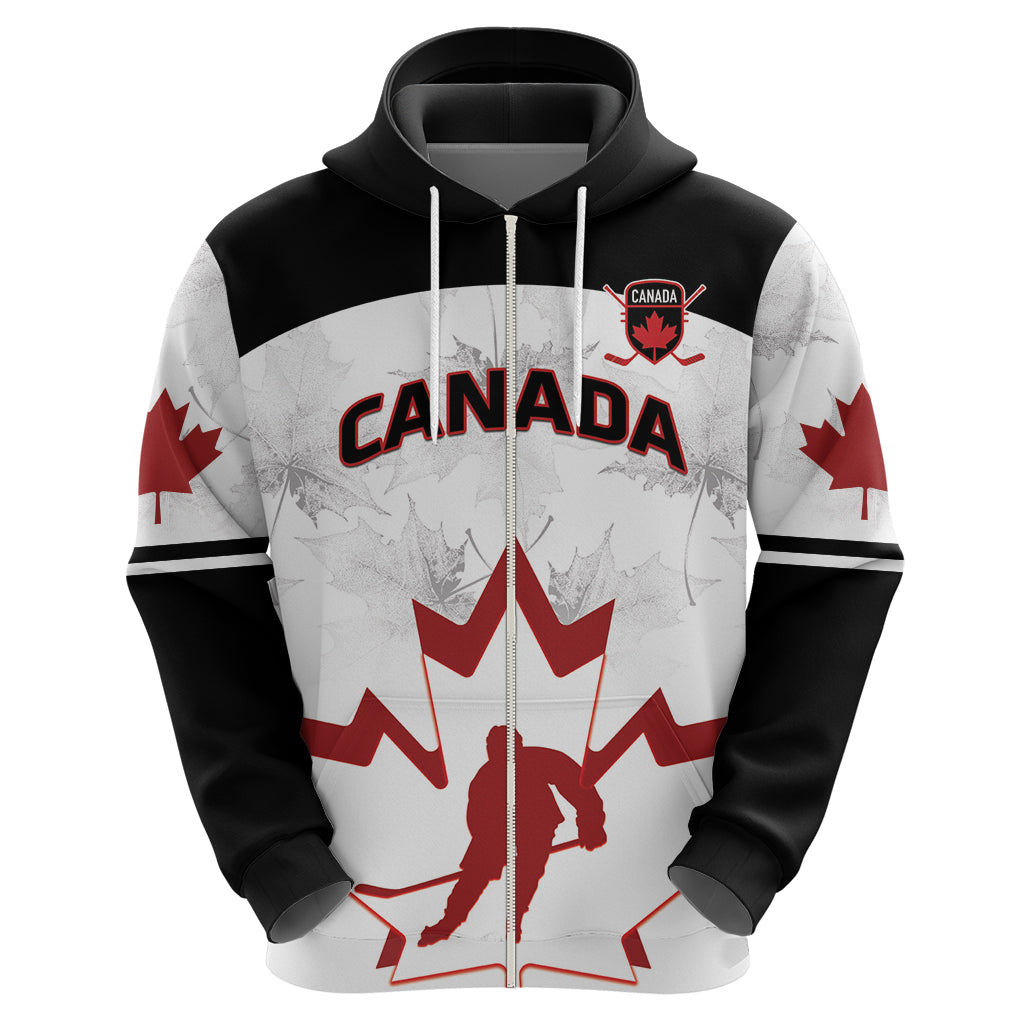 Custom Canada Hockey Hoodie 2024 Go Maple Leaf LT14