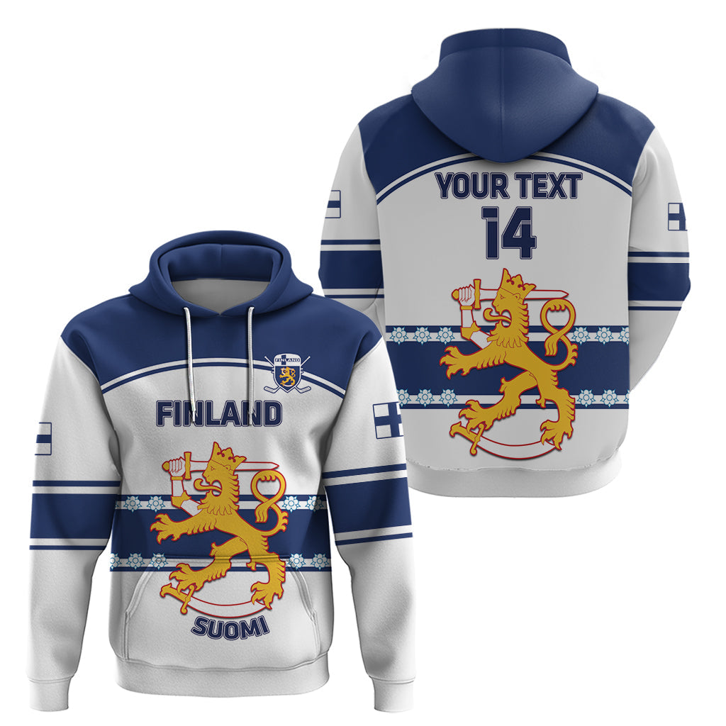 Custom Finland Hockey Hoodie 2024 Go Suomi LT14