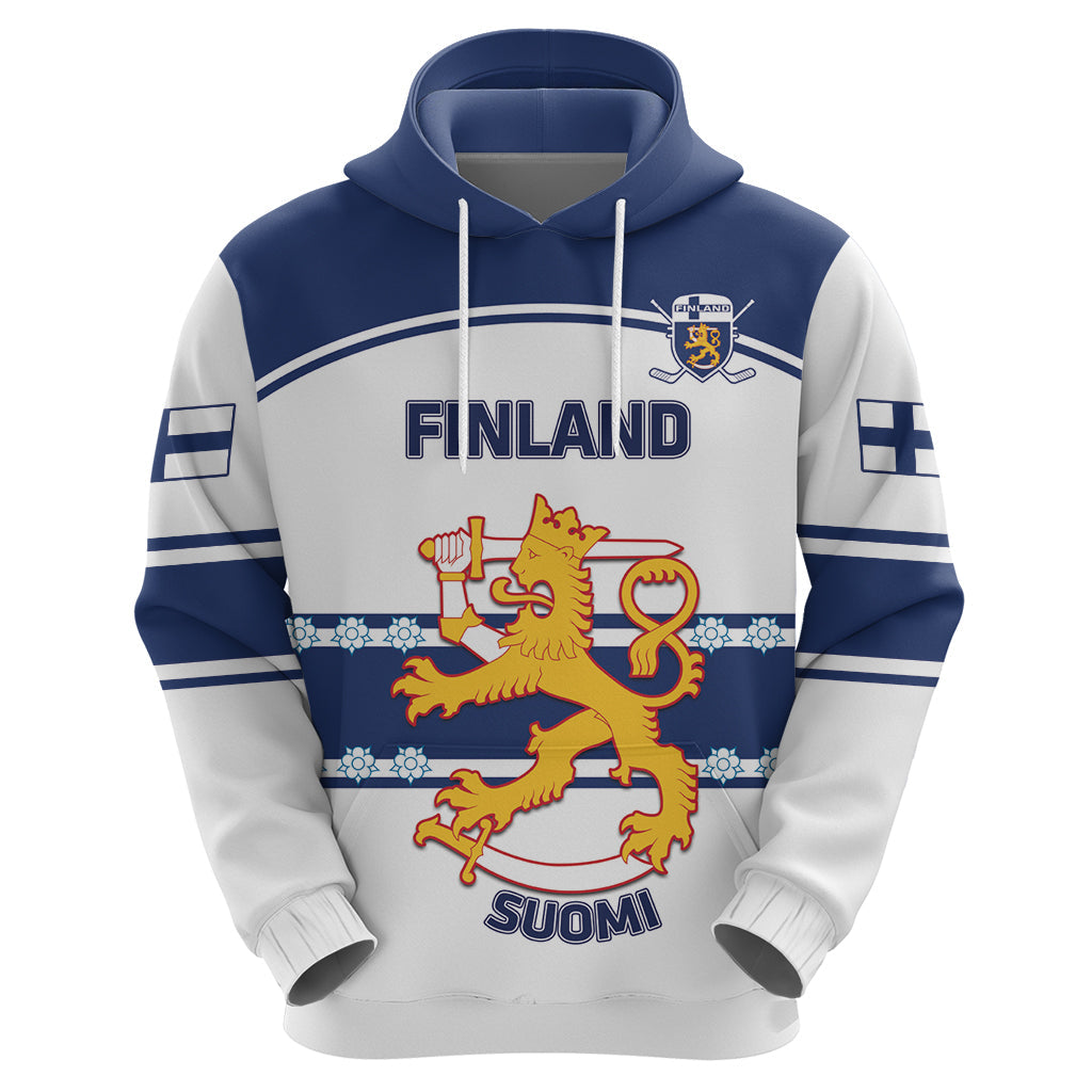 Custom Finland Hockey Hoodie 2024 Go Suomi LT14