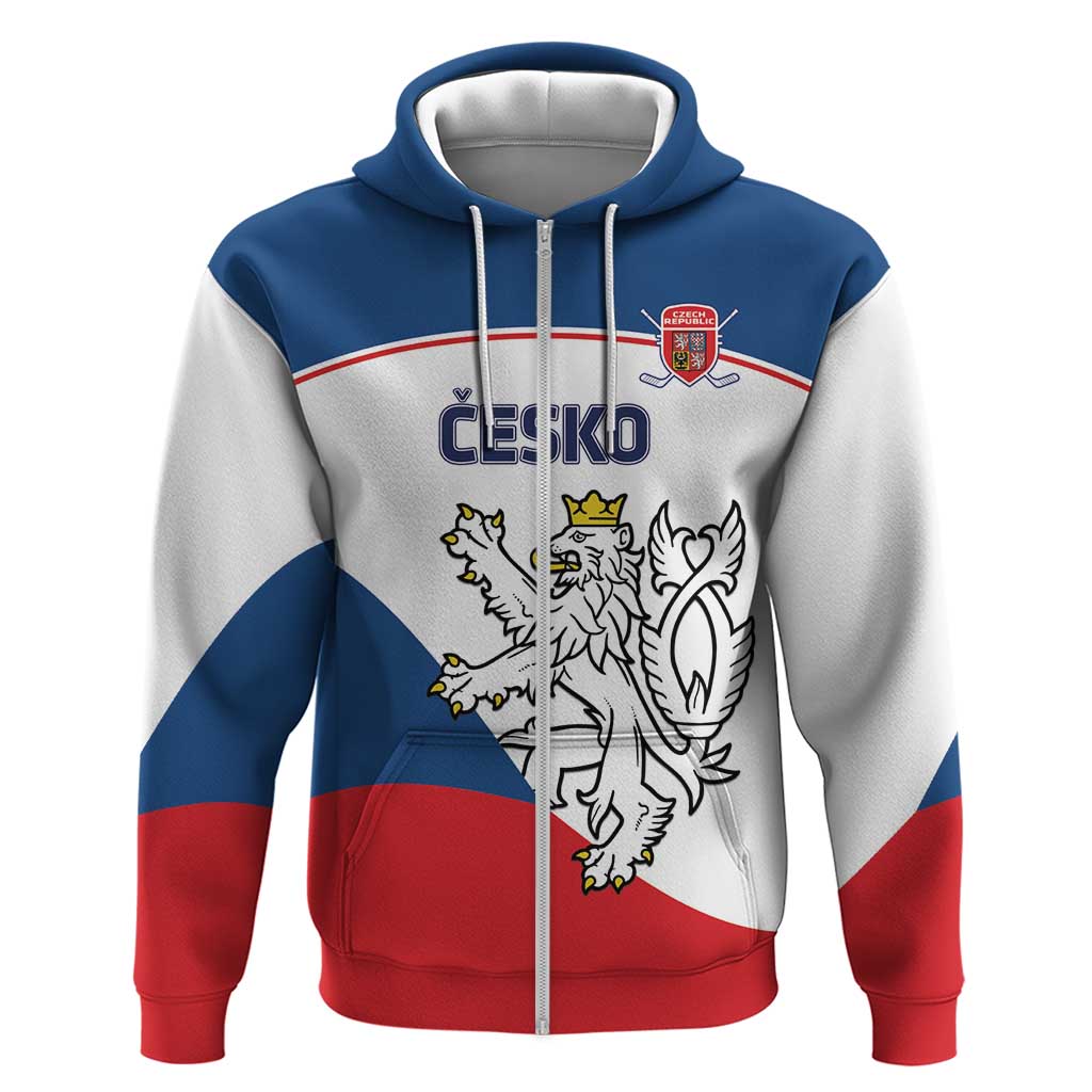 Custom Czech Republic Hockey Hoodie 2024 Go Czechia LT14