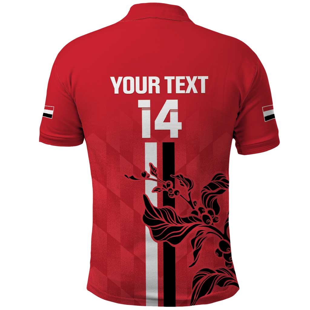 Custom Yemen Football Polo Shirt Come On Al-Yaman as-Sa'eed LT14