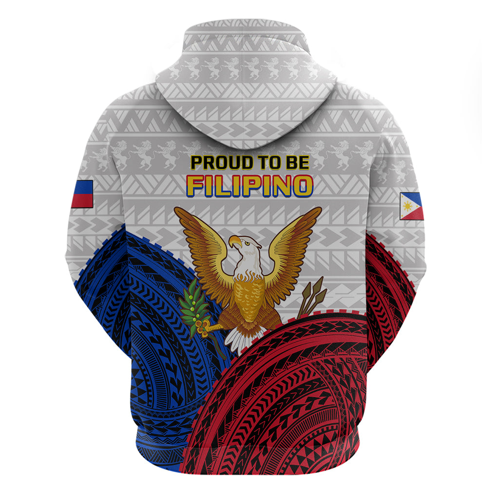 Philippines Independence Day Hoodie Proud To Be Filipino Polynesian Pattern LT14