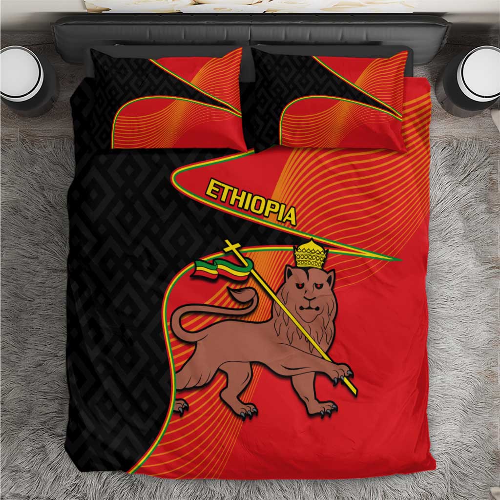 Ethiopia Derg Downfall Day Bedding Set Ethiopian Lion of Judah LT14