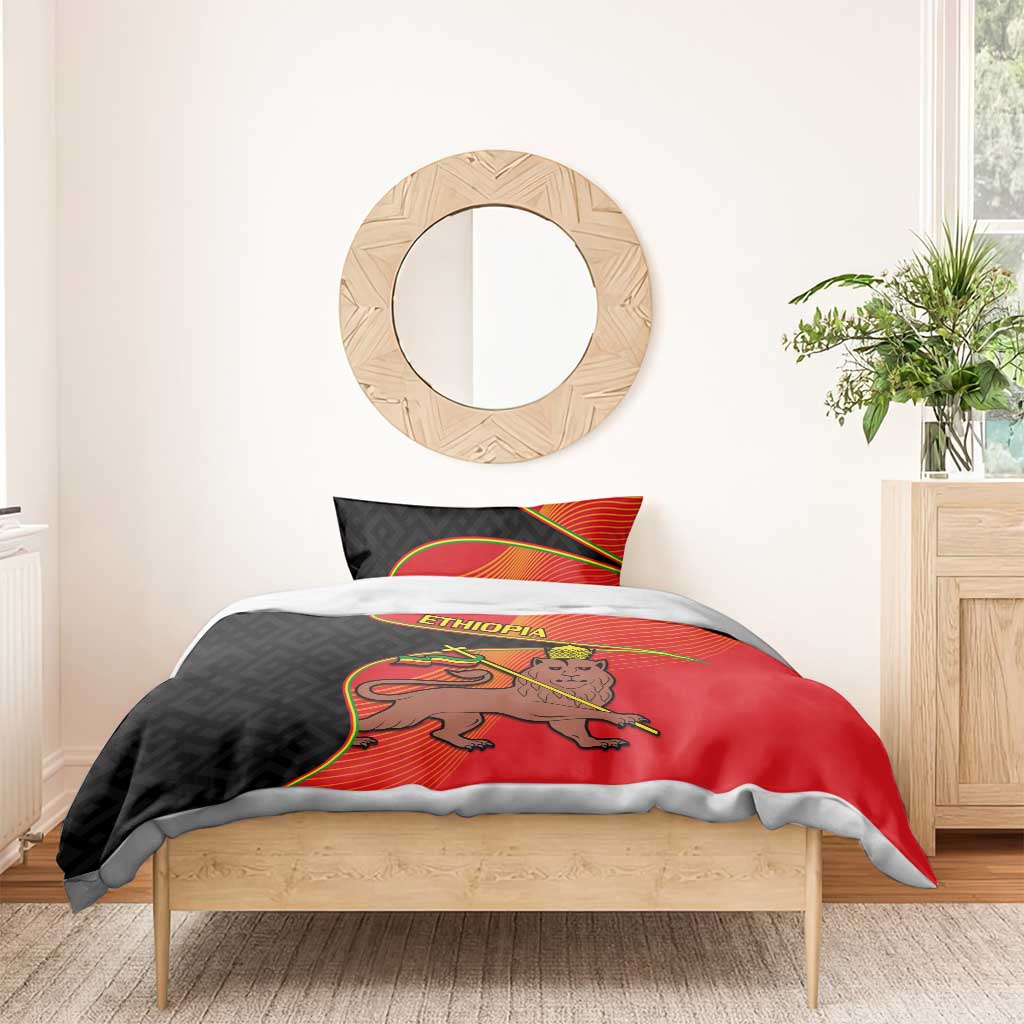 Ethiopia Derg Downfall Day Bedding Set Ethiopian Lion of Judah LT14