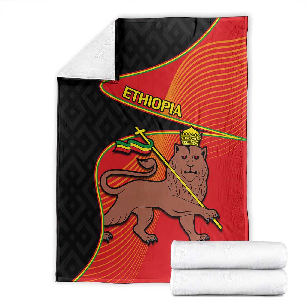 Ethiopia Derg Downfall Day Blanket Ethiopian Lion of Judah LT14